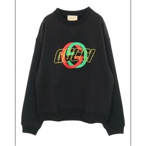 Gucci interlocking G jersey, cotton logo sweatshirt size XXL made in Italy